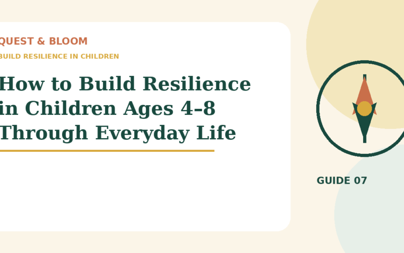 build resilience in children guide for parents of children aged 4 to 8