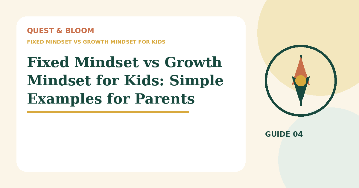 fixed mindset vs growth mindset for kids guide for parents of children aged 4 to 8