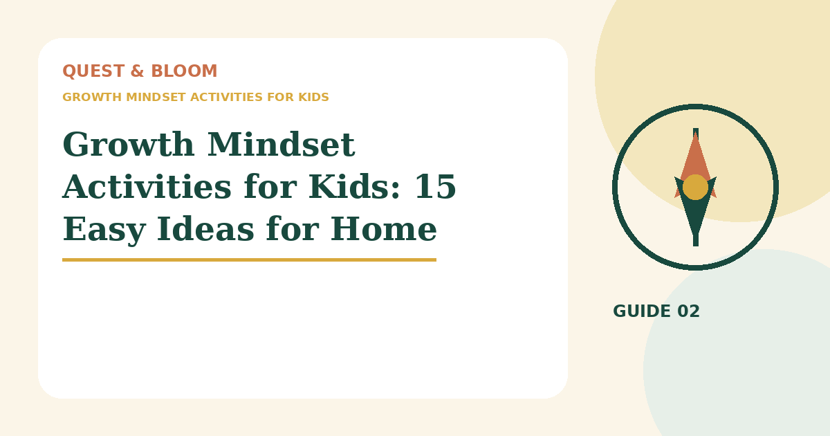 growth mindset activities for kids guide for parents of children aged 4 to 8