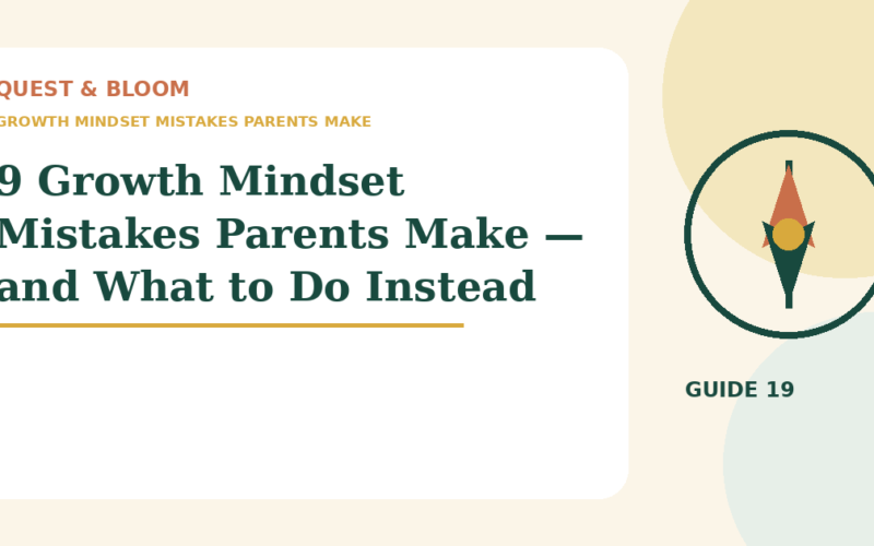 growth mindset mistakes parents make guide for parents of children aged 4 to 8