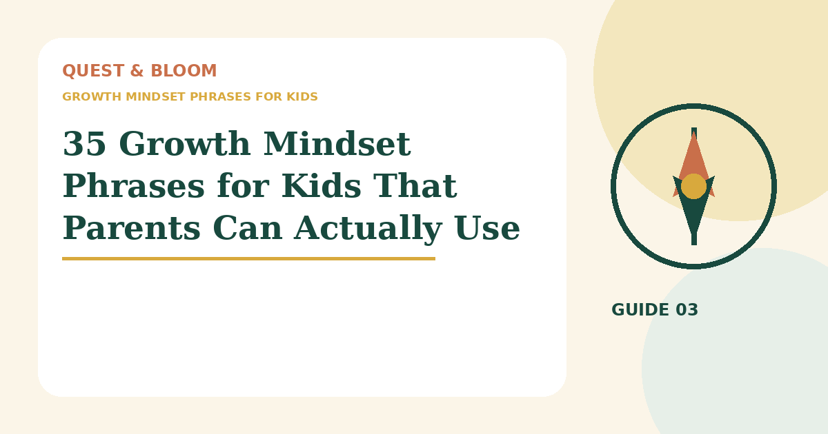 growth mindset phrases for kids guide for parents of children aged 4 to 8