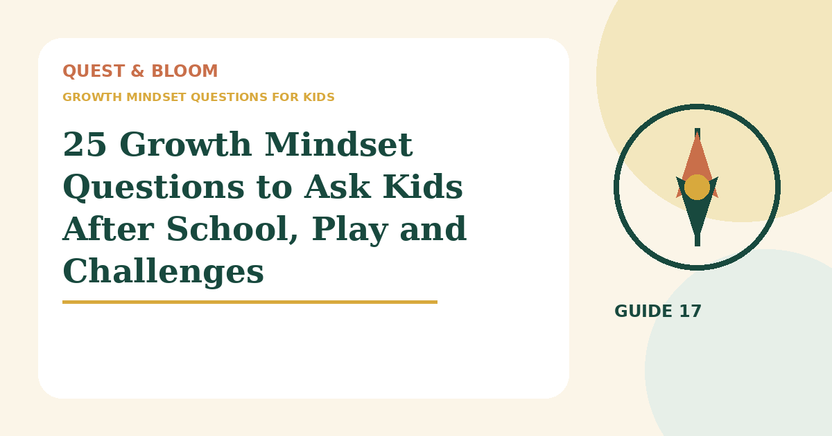 growth mindset questions for kids guide for parents of children aged 4 to 8