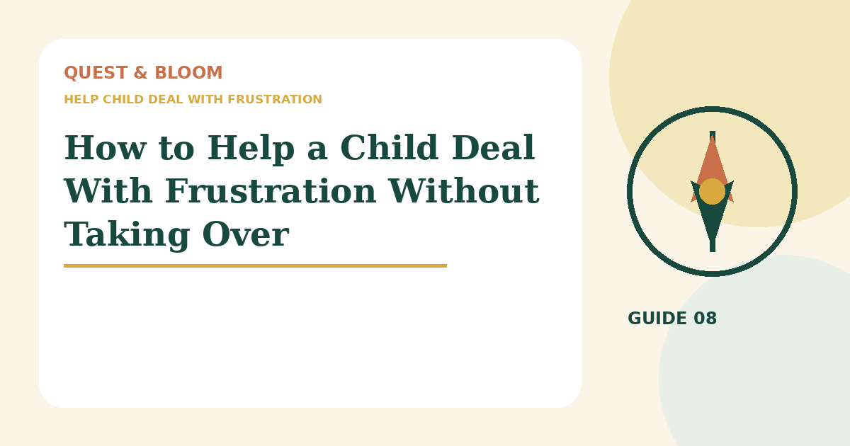 help child deal with frustration guide for parents of children aged 4 to 8