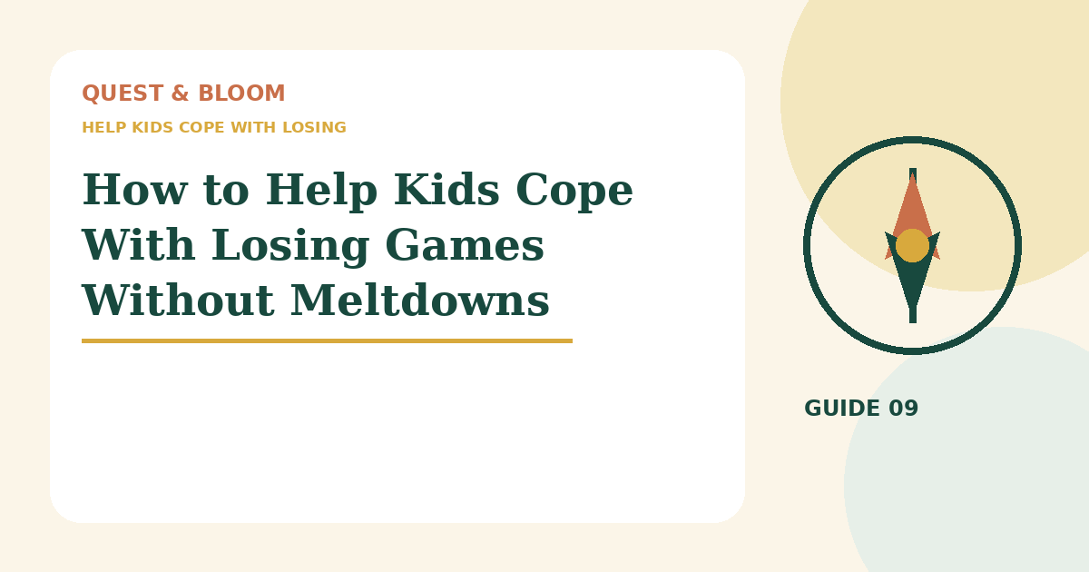 help kids cope with losing guide for parents of children aged 4 to 8