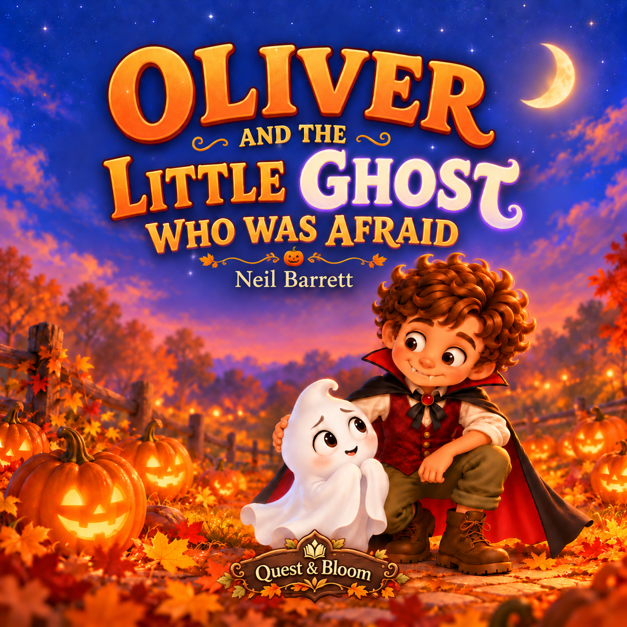 Cover of Oliver and the Little Ghost Who Was Afraid by Neil Barrett